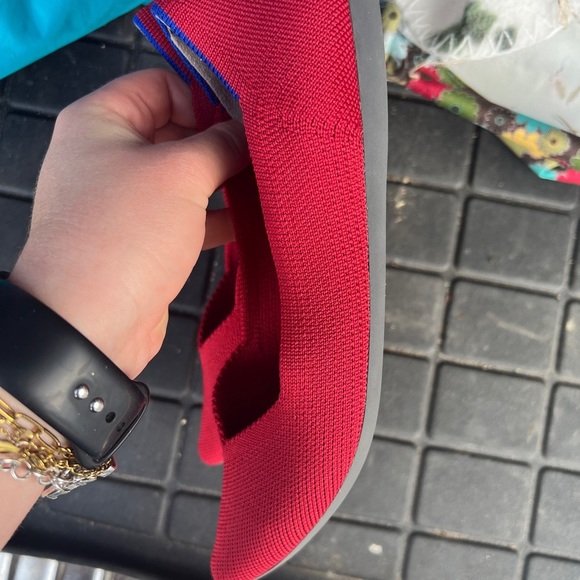 Rothy’s The Point ballet Flat Chili Red EUC - Picture 3 of 7